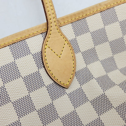 【中古品】【メンズ/レディース】 LOUIS VUITTON ルイ・ヴィトン N51107 旧型 ダミエ・アズール ネヴァーフルMM トートバッグ 179-260516-kh-12-izu カラー：クリーム系 万代Net店