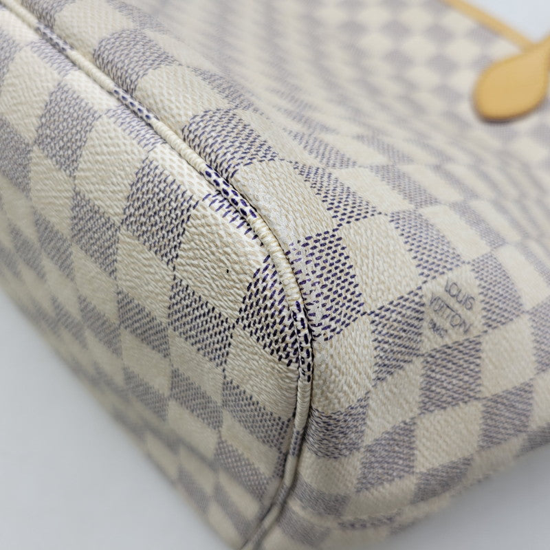 【中古品】【メンズ/レディース】 LOUIS VUITTON ルイ・ヴィトン N51107 旧型 ダミエ・アズール ネヴァーフルMM トートバッグ 179-260516-kh-12-izu カラー：クリーム系 万代Net店