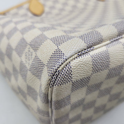 【中古品】【メンズ/レディース】 LOUIS VUITTON ルイ・ヴィトン N51107 旧型 ダミエ・アズール ネヴァーフルMM トートバッグ 179-260516-kh-12-izu カラー：クリーム系 万代Net店