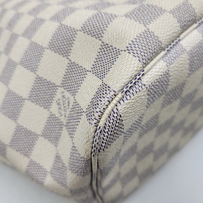 【中古品】【メンズ/レディース】 LOUIS VUITTON ルイ・ヴィトン N51107 旧型 ダミエ・アズール ネヴァーフルMM トートバッグ 179-260516-kh-12-izu カラー：クリーム系 万代Net店