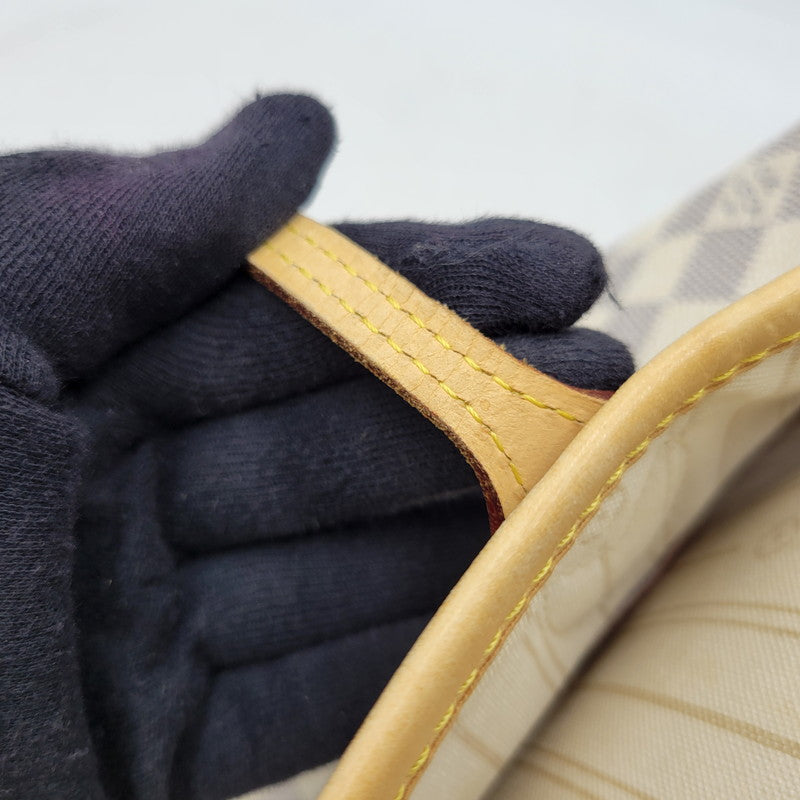 【中古品】【メンズ/レディース】 LOUIS VUITTON ルイ・ヴィトン N51107 旧型 ダミエ・アズール ネヴァーフルMM トートバッグ 179-260516-kh-12-izu カラー：クリーム系 万代Net店