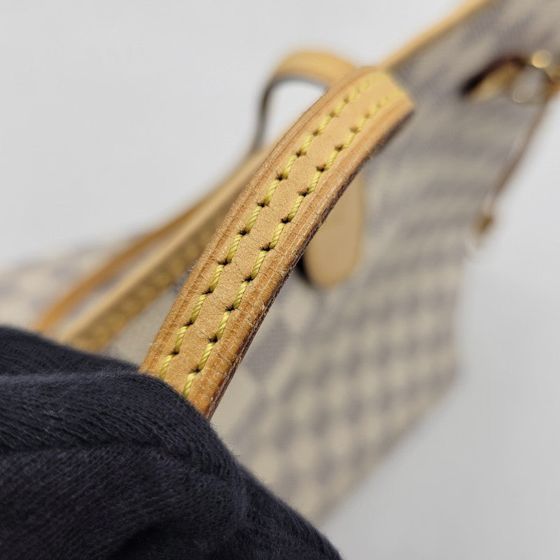【中古品】【メンズ/レディース】 LOUIS VUITTON ルイ・ヴィトン N51107 旧型 ダミエ・アズール ネヴァーフルMM トートバッグ 179-260516-kh-12-izu カラー：クリーム系 万代Net店