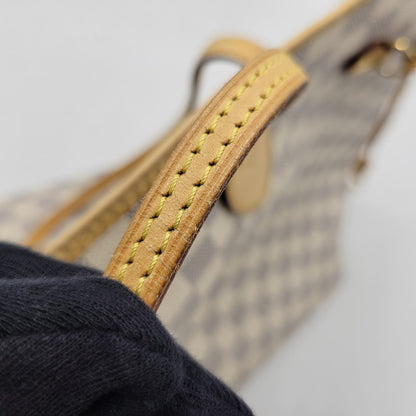 【中古品】【メンズ/レディース】 LOUIS VUITTON ルイ・ヴィトン N51107 旧型 ダミエ・アズール ネヴァーフルMM トートバッグ 179-260516-kh-12-izu カラー：クリーム系 万代Net店
