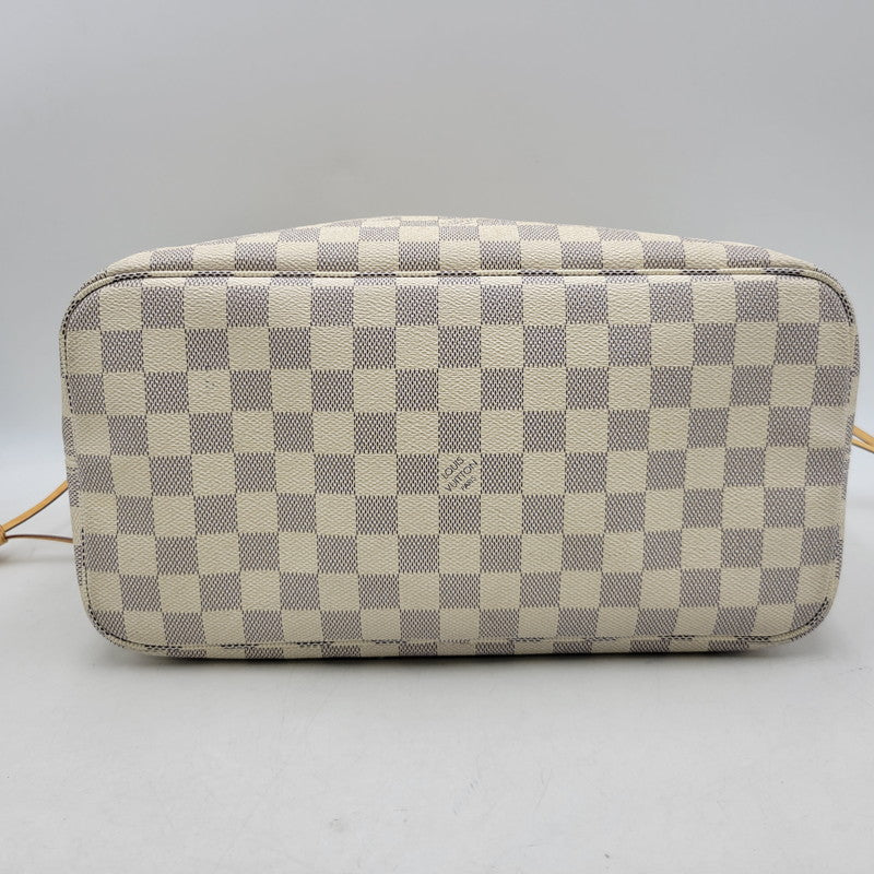 【中古品】【メンズ/レディース】 LOUIS VUITTON ルイ・ヴィトン N51107 旧型 ダミエ・アズール ネヴァーフルMM トートバッグ 179-260516-kh-12-izu カラー：クリーム系 万代Net店