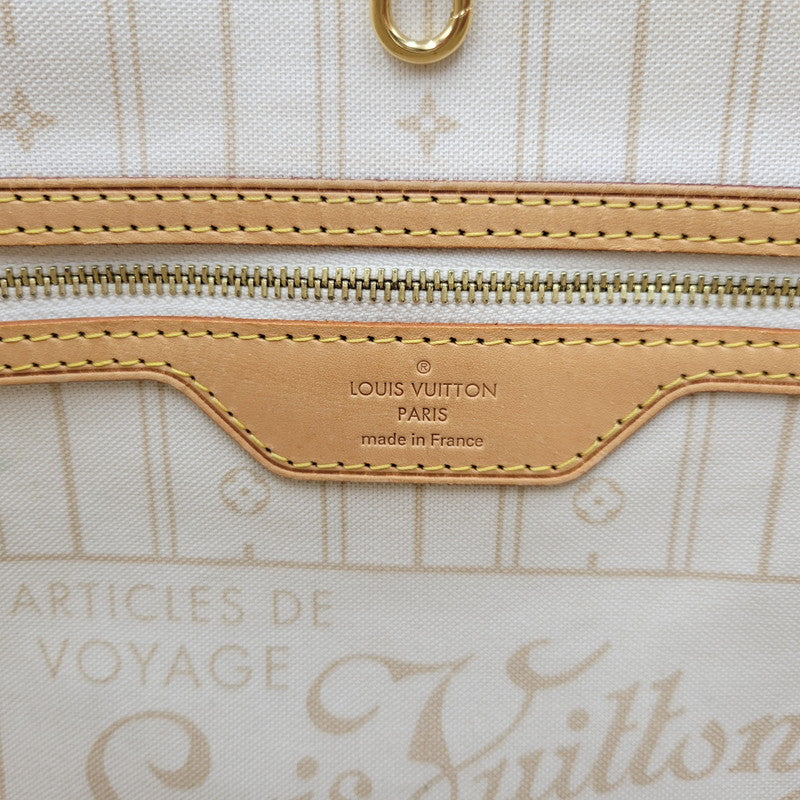 【中古品】【メンズ/レディース】 LOUIS VUITTON ルイ・ヴィトン N51107 旧型 ダミエ・アズール ネヴァーフルMM トートバッグ 179-260516-kh-12-izu カラー：クリーム系 万代Net店
