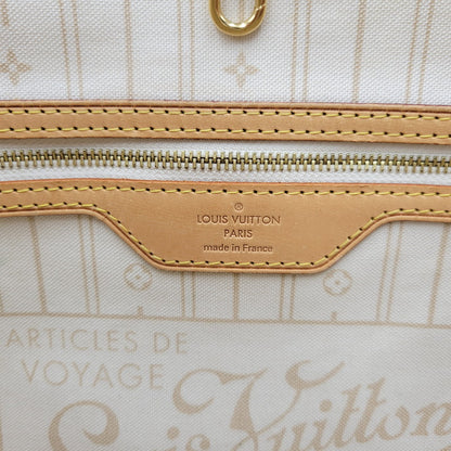 【中古品】【メンズ/レディース】 LOUIS VUITTON ルイ・ヴィトン N51107 旧型 ダミエ・アズール ネヴァーフルMM トートバッグ 179-260516-kh-12-izu カラー：クリーム系 万代Net店