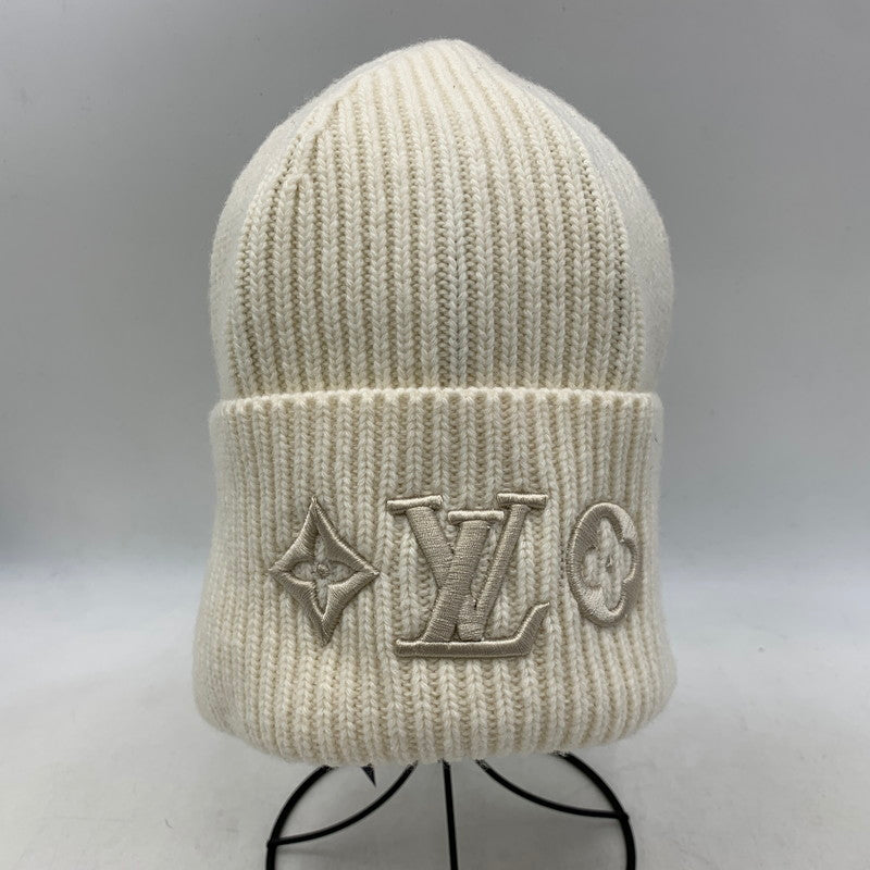 【中古品】【メンズ/レディース】 LOUIS VUITTON ルイ・ヴィトン MM77873 ビーニー･LV ヘッドライン ニット帽 帽子 179-260516-as-23-izu サイズ：S カラー：ブロン 万代Net店