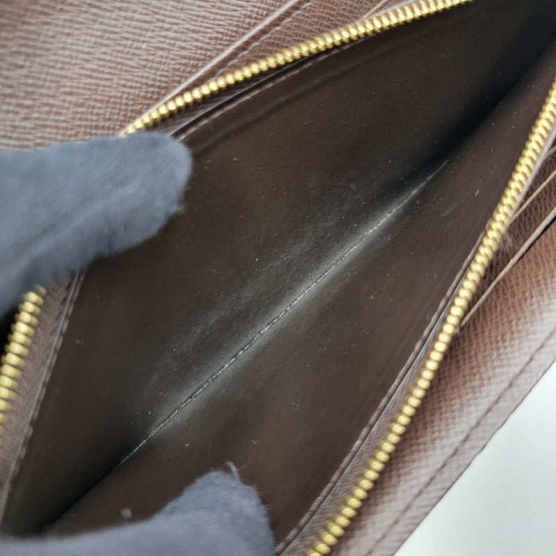 【中古品】【メンズ/レディース】 LOUIS VUITTON ルイ・ヴィトン N63209 ダミエ エベヌ ポルトフォイユサラ 財布 179-260516-kh-13-izu カラー：ブラウン 万代Net店