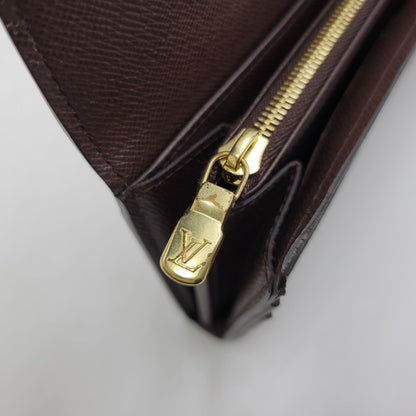 【中古品】【メンズ/レディース】 LOUIS VUITTON ルイ・ヴィトン N63209 ダミエ エベヌ ポルトフォイユサラ 財布 179-260516-kh-13-izu カラー：ブラウン 万代Net店