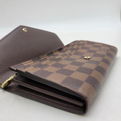 【中古品】【メンズ/レディース】 LOUIS VUITTON ルイ・ヴィトン N63209 ダミエ エベヌ ポルトフォイユサラ 財布 179-260516-kh-13-izu カラー：ブラウン 万代Net店
