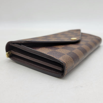 【中古品】【メンズ/レディース】 LOUIS VUITTON ルイ・ヴィトン N63209 ダミエ エベヌ ポルトフォイユサラ 財布 179-260516-kh-13-izu カラー：ブラウン 万代Net店