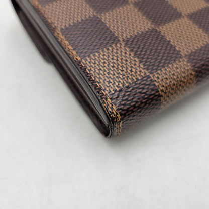 【中古品】【メンズ/レディース】 LOUIS VUITTON ルイ・ヴィトン N63209 ダミエ エベヌ ポルトフォイユサラ 財布 179-260516-kh-13-izu カラー：ブラウン 万代Net店