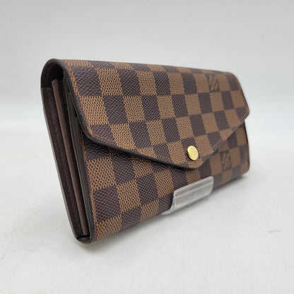 【中古品】【メンズ/レディース】 LOUIS VUITTON ルイ・ヴィトン N63209 ダミエ エベヌ ポルトフォイユサラ 財布 179-260516-kh-13-izu カラー：ブラウン 万代Net店