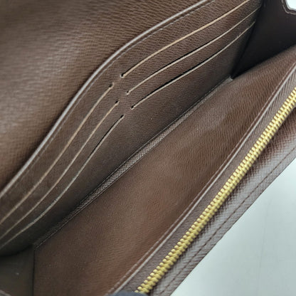 【中古品】【メンズ/レディース】 LOUIS VUITTON ルイ・ヴィトン N63209 ダミエ エベヌ ポルトフォイユサラ 財布 179-260516-kh-13-izu カラー：ブラウン 万代Net店