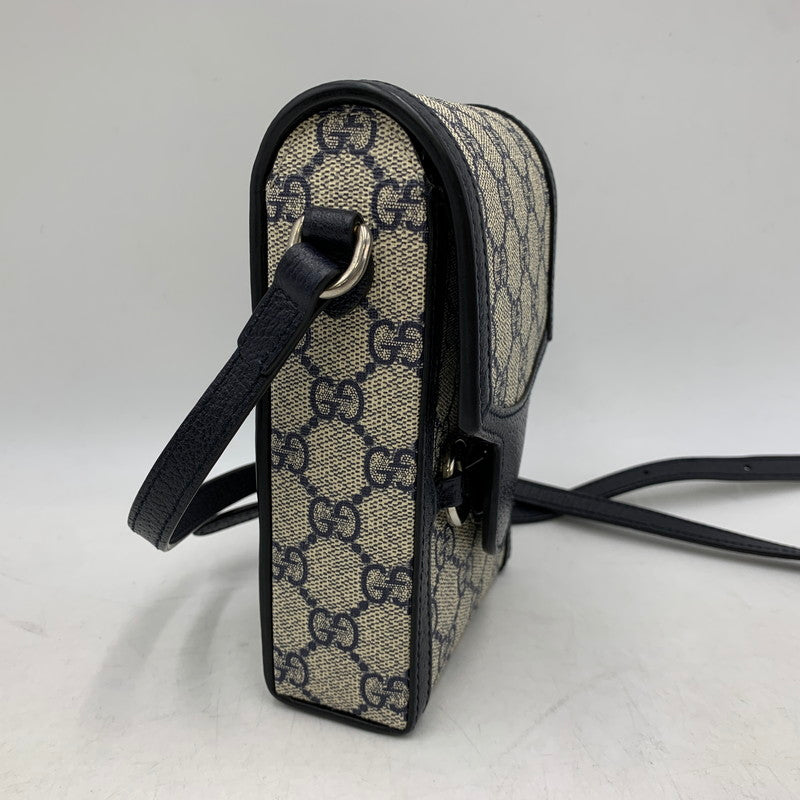 【中古品】【メンズ/レディース】 GUCCI グッチ 625615 HORSEBIT MINI SHOULDER BAG ホースビット ミニ ショルダー バッグ カバン 180-260519-kh-10-izu カラー：ベージュ×ブラック 万代Net店