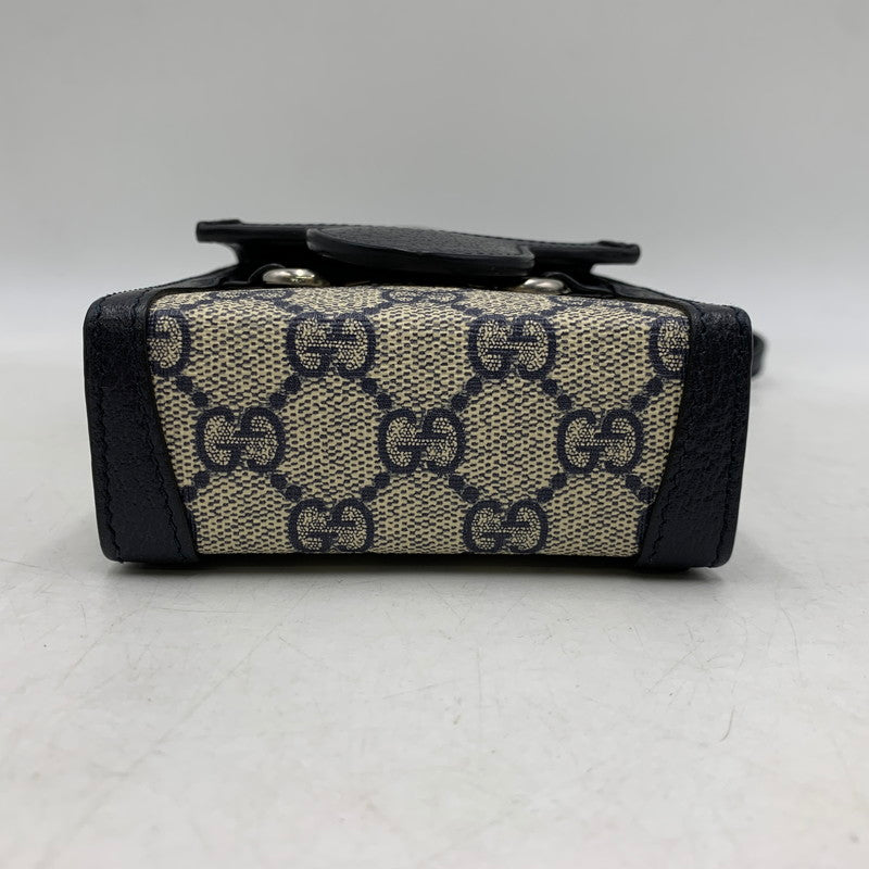 【中古品】【メンズ/レディース】 GUCCI グッチ 625615 HORSEBIT MINI SHOULDER BAG ホースビット ミニ ショルダー バッグ カバン 180-260519-kh-10-izu カラー：ベージュ×ブラック 万代Net店