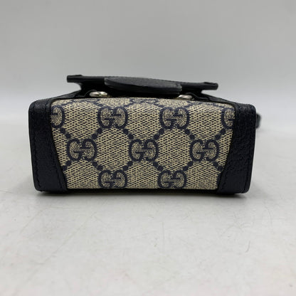 【中古品】【メンズ/レディース】 GUCCI グッチ 625615 HORSEBIT MINI SHOULDER BAG ホースビット ミニ ショルダー バッグ カバン 180-260519-kh-10-izu カラー：ベージュ×ブラック 万代Net店