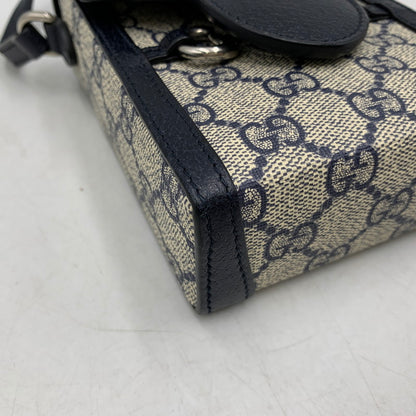【中古品】【メンズ/レディース】 GUCCI グッチ 625615 HORSEBIT MINI SHOULDER BAG ホースビット ミニ ショルダー バッグ カバン 180-260519-kh-10-izu カラー：ベージュ×ブラック 万代Net店