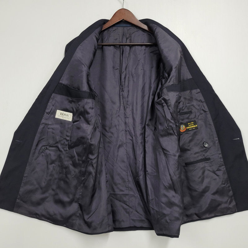 【現状渡し品】【メンズ】 HUGO BOSS ヒューゴボス CARLO BARBERA TAILORED JACKET カルロ バルベラ テーラードジャケット 141-260525-as-04-izu カラー：ネイビー 万代Net店
