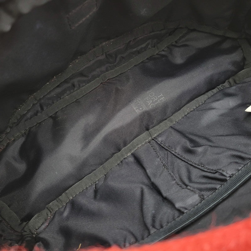 【中古品】【メンズ】 SUPREME シュプリーム × THE NORTH FACE ザ・ノースフェイス NM82093I NF0A5G87 FAUX FUR WAIST BAG フェイク ファー ウエスト バッグ カバン 188-260516-kh-05-izu カラー：レッド 万代Net店
