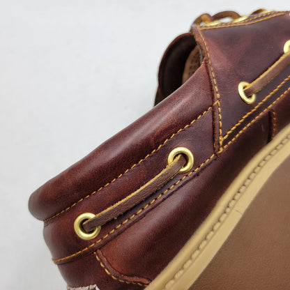 【中古品】【レディース】 TIMBERLAND ティンバーランド TB0A2QDMD57 WOMEN'S STONE STREET BOAT SHOES ストーン ストリート ボート シューズ 靴 167-260516-kh-14-izu サイズ：24.5 カラー：ブラウン 万代Net店