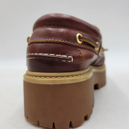 【中古品】【レディース】 TIMBERLAND ティンバーランド TB0A2QDMD57 WOMEN'S STONE STREET BOAT SHOES ストーン ストリート ボート シューズ 靴 167-260516-kh-14-izu サイズ：24.5 カラー：ブラウン 万代Net店