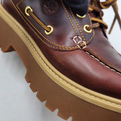 【中古品】【レディース】 TIMBERLAND ティンバーランド TB0A2QDMD57 WOMEN'S STONE STREET BOAT SHOES ストーン ストリート ボート シューズ 靴 167-260516-kh-14-izu サイズ：24.5 カラー：ブラウン 万代Net店