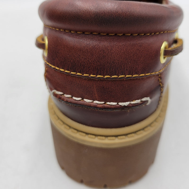 【中古品】【レディース】 TIMBERLAND ティンバーランド TB0A2QDMD57 WOMEN'S STONE STREET BOAT SHOES ストーン ストリート ボート シューズ 靴 167-260516-kh-14-izu サイズ：24.5 カラー：ブラウン 万代Net店