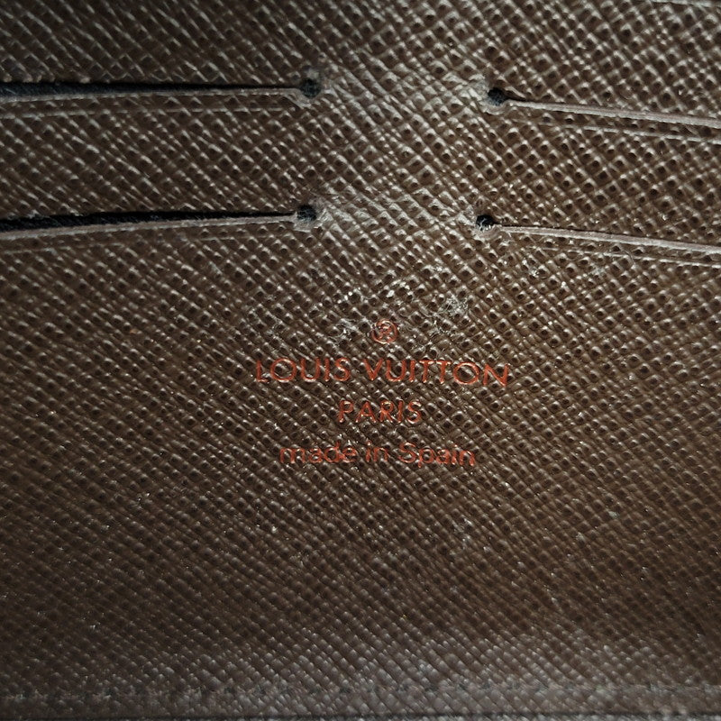 【中古品】【メンズ/レディース】 LOUIS VUITTON ルイ・ヴィトン N61747 CA3192 ダミエ・エベヌ ポルトフォイユ・システィナ 財布 長財布 179-260527-cs-14-izu カラー：ブラウン 万代Net店