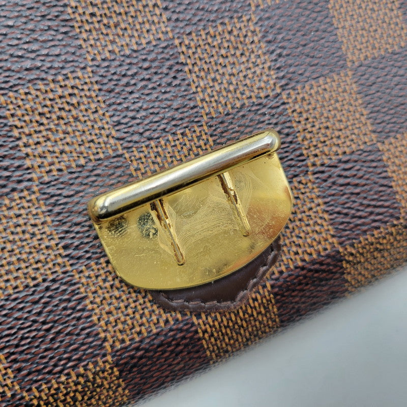 【中古品】【メンズ/レディース】 LOUIS VUITTON ルイ・ヴィトン N61747 CA3192 ダミエ・エベヌ ポルトフォイユ・システィナ 財布 長財布 179-260527-cs-14-izu カラー：ブラウン 万代Net店