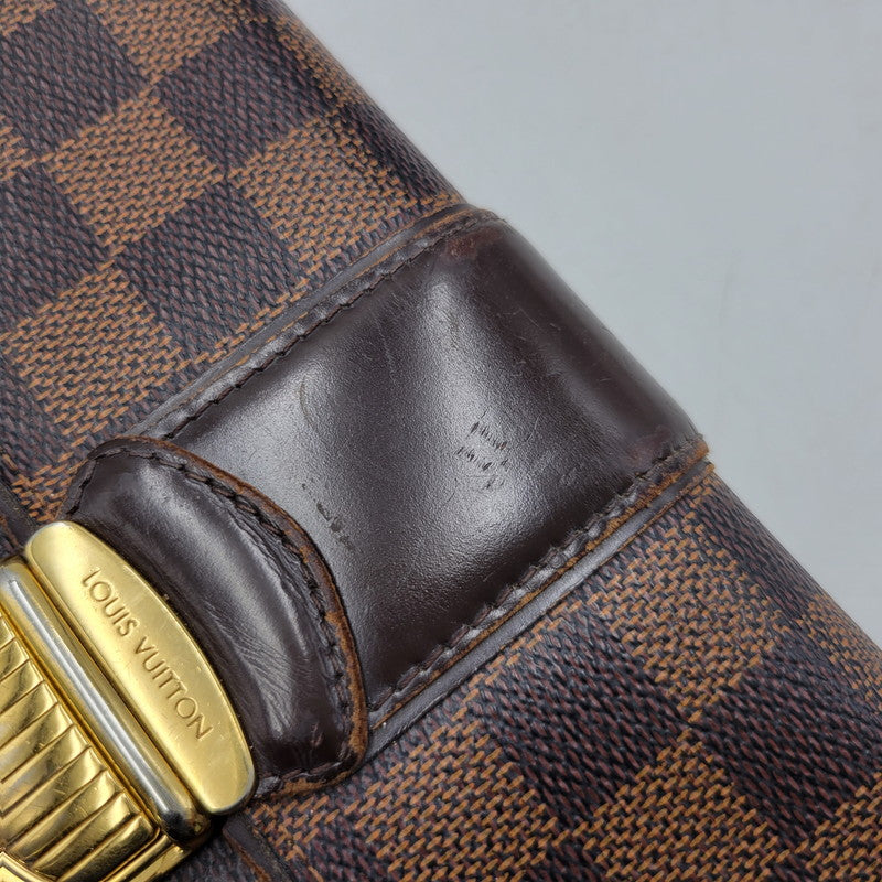 【中古品】【メンズ/レディース】 LOUIS VUITTON ルイ・ヴィトン N61747 CA3192 ダミエ・エベヌ ポルトフォイユ・システィナ 財布 長財布 179-260527-cs-14-izu カラー：ブラウン 万代Net店