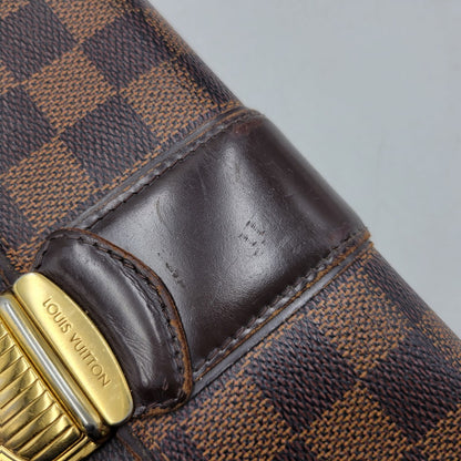 【中古品】【メンズ/レディース】 LOUIS VUITTON ルイ・ヴィトン N61747 CA3192 ダミエ・エベヌ ポルトフォイユ・システィナ 財布 長財布 179-260527-cs-14-izu カラー：ブラウン 万代Net店