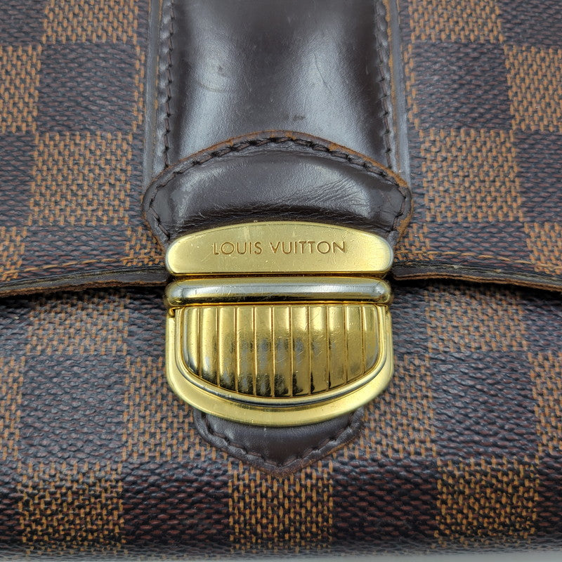 【中古品】【メンズ/レディース】 LOUIS VUITTON ルイ・ヴィトン N61747 CA3192 ダミエ・エベヌ ポルトフォイユ・システィナ 財布 長財布 179-260527-cs-14-izu カラー：ブラウン 万代Net店