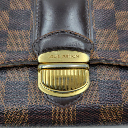 【中古品】【メンズ/レディース】 LOUIS VUITTON ルイ・ヴィトン N61747 CA3192 ダミエ・エベヌ ポルトフォイユ・システィナ 財布 長財布 179-260527-cs-14-izu カラー：ブラウン 万代Net店