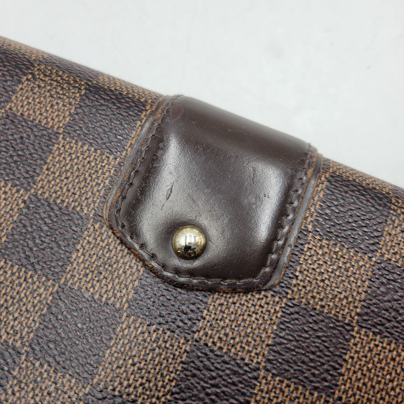 【中古品】【メンズ/レディース】 LOUIS VUITTON ルイ・ヴィトン N61747 CA3192 ダミエ・エベヌ ポルトフォイユ・システィナ 財布 長財布 179-260527-cs-14-izu カラー：ブラウン 万代Net店