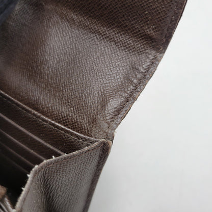 【中古品】【メンズ/レディース】 LOUIS VUITTON ルイ・ヴィトン N61747 CA3192 ダミエ・エベヌ ポルトフォイユ・システィナ 財布 長財布 179-260527-cs-14-izu カラー：ブラウン 万代Net店