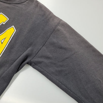 【中古品】【メンズ】 NUTMEG ナツメグ IOWA CREWNECK SWEAT クルーネック スウェット USA製 長袖 トップス 146-260614-as-07-izu サイズ：XL カラー：ブラック 万代Net店