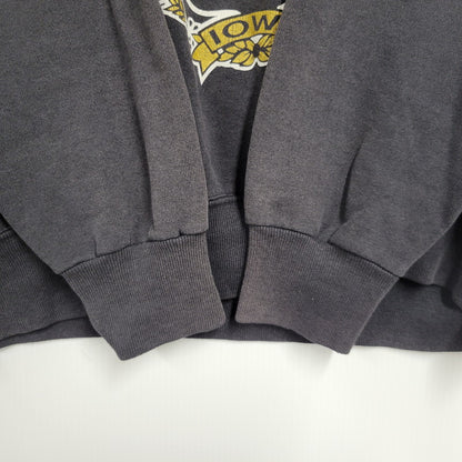 【中古品】【メンズ】 NUTMEG ナツメグ IOWA CREWNECK SWEAT クルーネック スウェット USA製 長袖 トップス 146-260614-as-07-izu サイズ：XL カラー：ブラック 万代Net店
