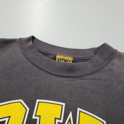 【中古品】【メンズ】 NUTMEG ナツメグ IOWA CREWNECK SWEAT クルーネック スウェット USA製 長袖 トップス 146-260614-as-07-izu サイズ：XL カラー：ブラック 万代Net店