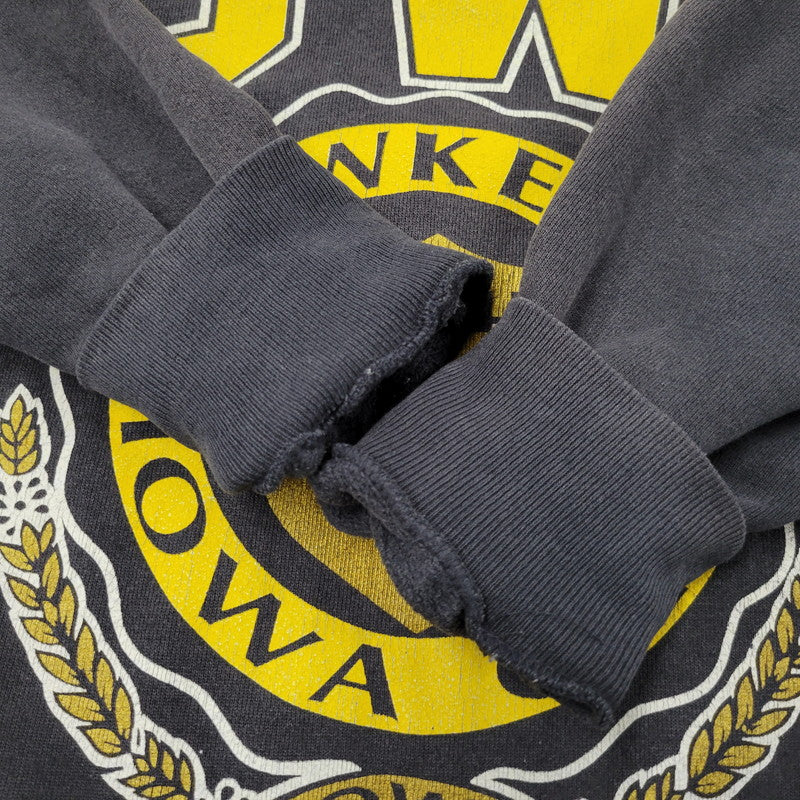 【中古品】【メンズ】 NUTMEG ナツメグ IOWA CREWNECK SWEAT クルーネック スウェット USA製 長袖 トップス 146-260614-as-07-izu サイズ：XL カラー：ブラック 万代Net店