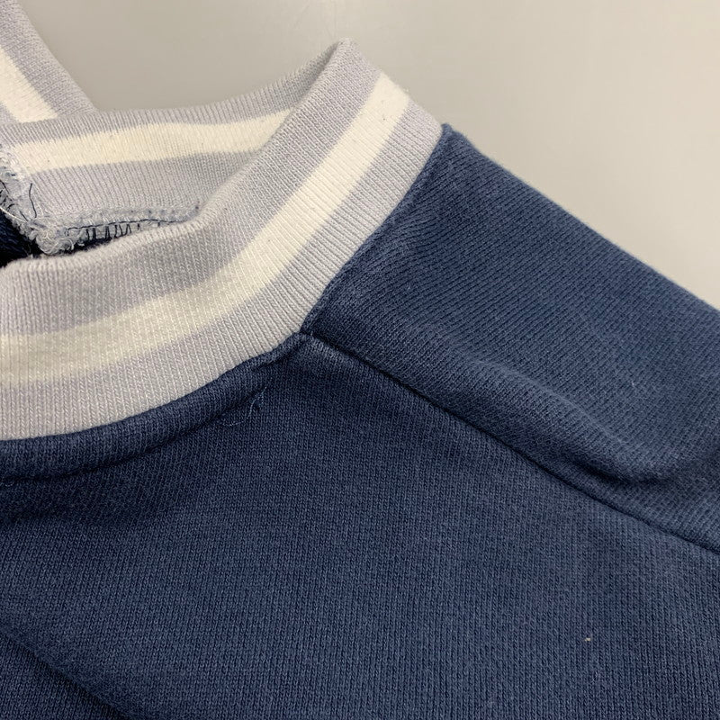 【中古品】【メンズ】 XLARGE エクストララージ 101233012017 BASEBALL LOGO EMBROIDERED V NECK SWEATSHIRT ベースボール ロゴ エンブロイダード Vネック スウェットシャツ トップス 長袖 142-260526-ya-07-izu サイズ：L カラー：ネイビー 万代Net店