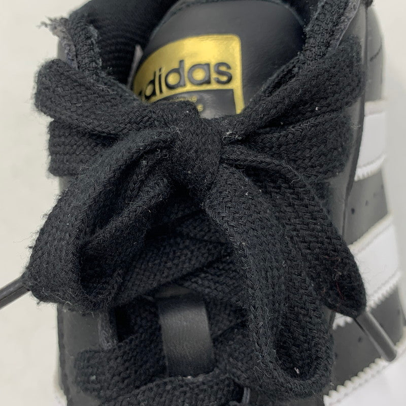 【中古品】【メンズ/レディース】 ADIDAS アディダス IG9777 SUPERSTAR XLG スーパースター スニーカー シューズ 靴 161-260517-cs-30-izu サイズ：25cm カラー：BLACK/FOOTWEAR WHITE/GOLD METALLIC 万代Net店