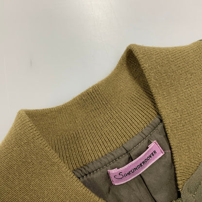 【中古品】【レディース】 SUEUNDERCOVER スーアンダーカバー SUY1201 異素材 BLOUSON ブルゾン アウター 168-260517-kh-22-izu サイズ：2 カラー：カーキ×クリーム 万代Net店