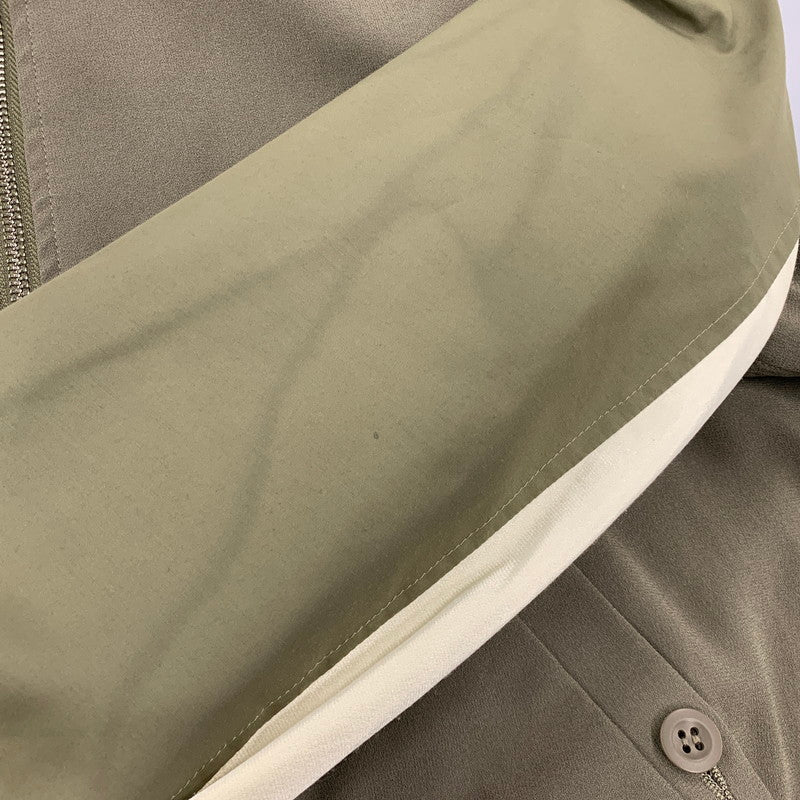 【中古品】【レディース】 SUEUNDERCOVER スーアンダーカバー SUY1201 異素材 BLOUSON ブルゾン アウター 168-260517-kh-22-izu サイズ：2 カラー：カーキ×クリーム 万代Net店