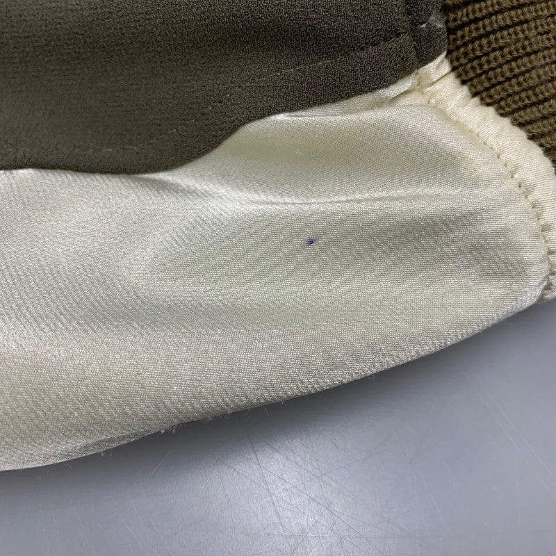 【中古品】【レディース】 SUEUNDERCOVER スーアンダーカバー SUY1201 異素材 BLOUSON ブルゾン アウター 168-260517-kh-22-izu サイズ：2 カラー：カーキ×クリーム 万代Net店