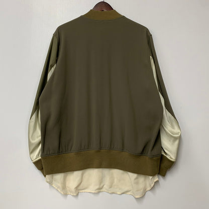 【中古品】【レディース】 SUEUNDERCOVER スーアンダーカバー SUY1201 異素材 BLOUSON ブルゾン アウター 168-260517-kh-22-izu サイズ：2 カラー：カーキ×クリーム 万代Net店