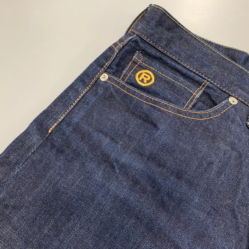 【中古品】【メンズ】 OLD A BATHING APE オールド・ア・ベイシング・エイプ 00S CROWN APE HEAD DENIM PANTS クラウン エイプ ヘッド デニム パンツ ズボン ボトムス 153-260526-ya-13-izu サイズ：S カラー：インディゴ 万代Net店
