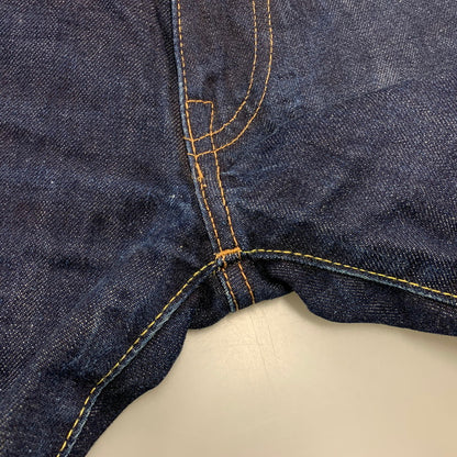 【中古品】【メンズ】 OLD A BATHING APE オールド・ア・ベイシング・エイプ 00S CROWN APE HEAD DENIM PANTS クラウン エイプ ヘッド デニム パンツ ズボン ボトムス 153-260526-ya-13-izu サイズ：S カラー：インディゴ 万代Net店