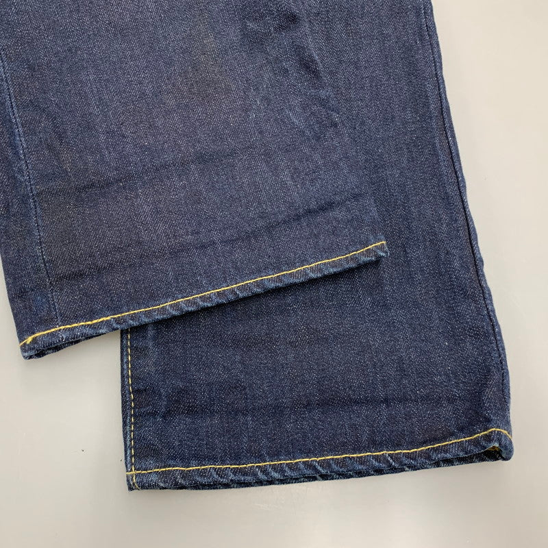 【中古品】【メンズ】 OLD A BATHING APE オールド・ア・ベイシング・エイプ 00S CROWN APE HEAD DENIM PANTS クラウン エイプ ヘッド デニム パンツ ズボン ボトムス 153-260526-ya-13-izu サイズ：S カラー：インディゴ 万代Net店