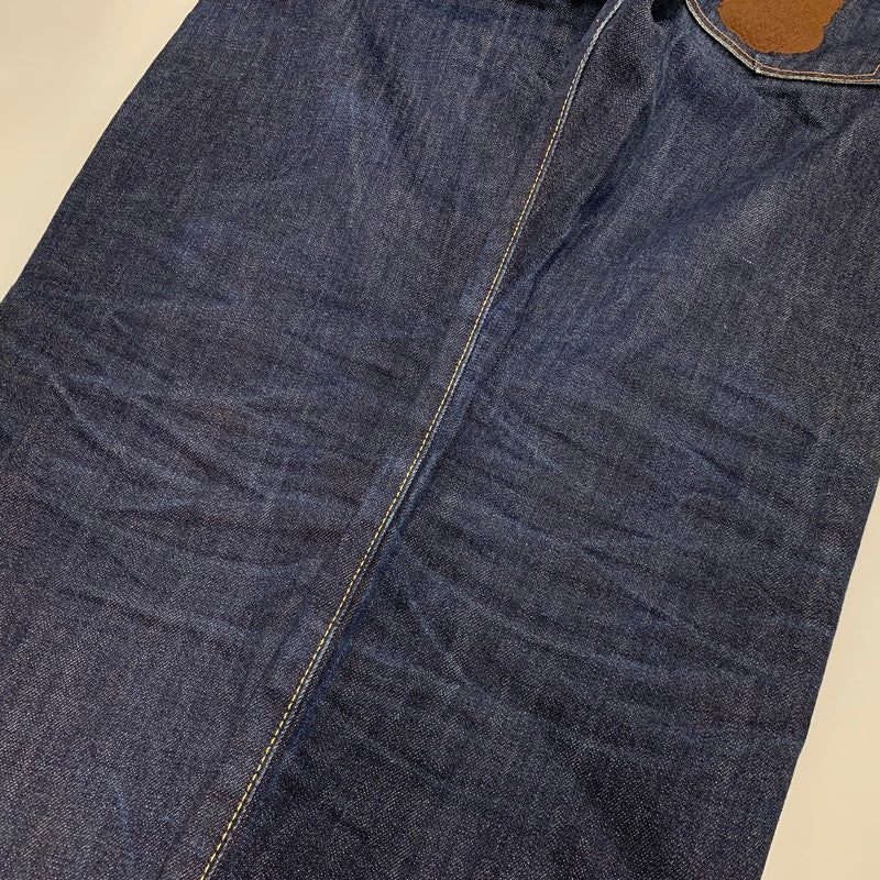 【中古品】【メンズ】 OLD A BATHING APE オールド・ア・ベイシング・エイプ 00S CROWN APE HEAD DENIM PANTS クラウン エイプ ヘッド デニム パンツ ズボン ボトムス 153-260526-ya-13-izu サイズ：S カラー：インディゴ 万代Net店